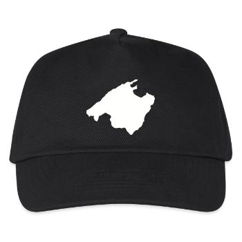 Malle Outline - Kids’ Baseball Cap - black - Front