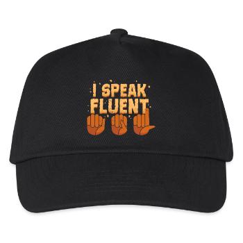 Deaf Deaf Hearing Impairment - Kids’ Baseball Cap - black - Front
