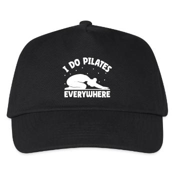 Pilates Enthusiasts I Do Pilates Everywhere - Kinder Basecap - Schwarz - Vorne
