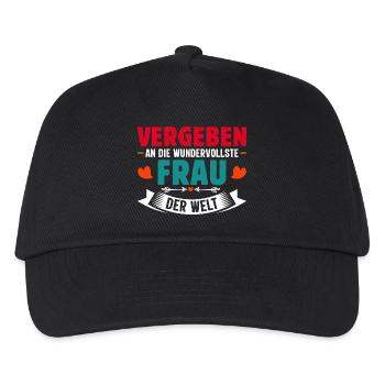 Malle VERGEBEN AN DIE WUNDERVOLLSTE FRAU - Kinder Basecap - Schwarz - Vorne