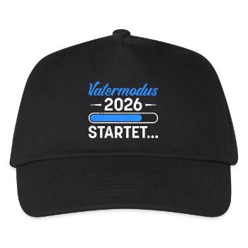 Future Dad FATHER MODE 2026 STARTS - Kids’ Baseball Cap - black - Front