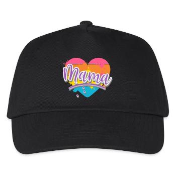 Mama - Kinder Basecap - Schwarz - Vorne
