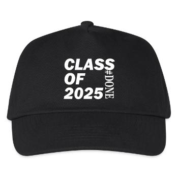 Klasse von 2025 Abschluss für Ihn Sie - Kinder Basecap - Schwarz - Vorne