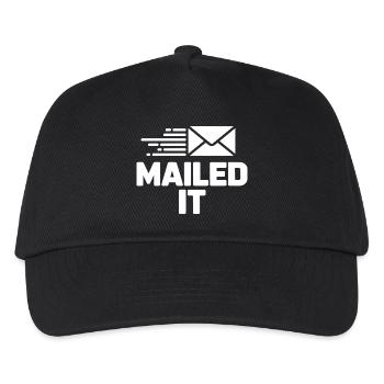 Envoyé par la poste, cadeau de facteur pour les facteurs - Casquette de baseball Enfant - noir - Devant