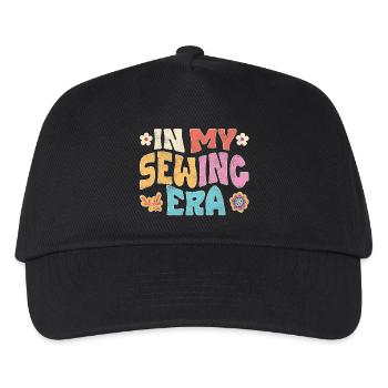 À l’époque de la couture - Casquette de baseball Enfant - noir - Devant