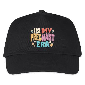 Pendant ma grossesse - Casquette de baseball Enfant - noir - Devant