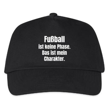Le football est mon identité - Casquette de baseball Enfant - noir - Devant