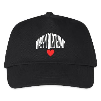 Happy Birthday - Kinder Basecap - Schwarz - Vorne