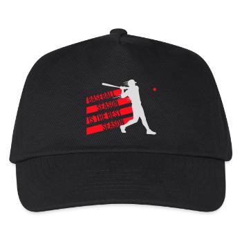 Baseball Season Is The Best Season Fan Game Sports - Kids’ Baseball Cap - black - Front