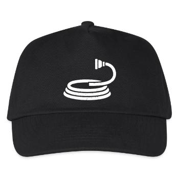 Fire Hose Water Garden Vector - Kids’ Baseball Cap - black - Front