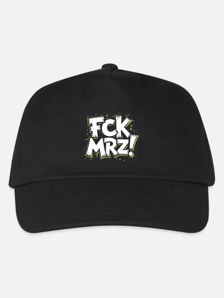 FCK Mar Politieke Protestslogan - Kinder basecap - zwart