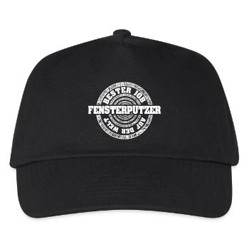 Window cleaning as a job - Kids’ Baseball Cap - black - Front