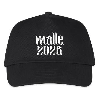 Malle 2026 - Kids’ Baseball Cap - black - Front