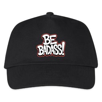 Sei badass - Kinder Basecap - Schwarz - Vorne