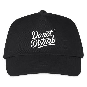 Do Not Disturb Sloth Anti Social - Kids’ Baseball Cap - black - Front