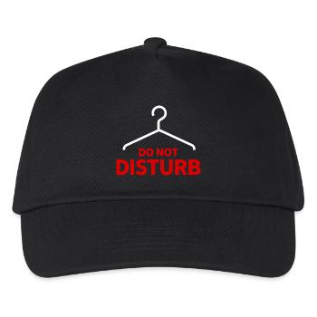 Do Not Disturb Hanger Saying Humor - Kids’ Baseball Cap - black - Front