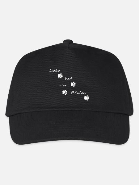 L’amour a un motif de police à quatre pattes - Casquette de baseball Enfant - noir