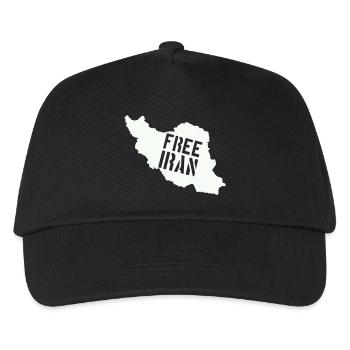 Iran Liberté Iran Libérer l’Iran - Casquette de baseball Enfant - noir - Devant