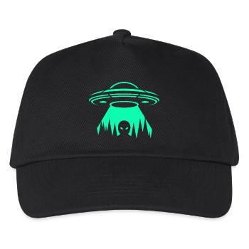 UFO Néon Abduction - Casquette de baseball Enfant - noir - Devant