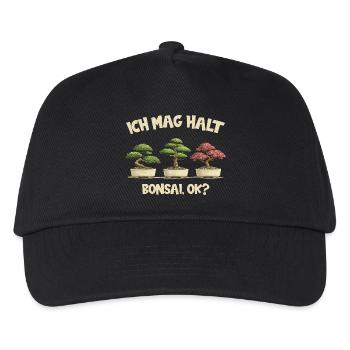 Bonsai Plants - Kids’ Baseball Cap - black - Front