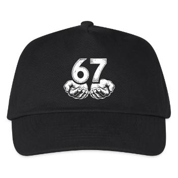 Six Seven Gen Z - Kids’ Baseball Cap - black - Front