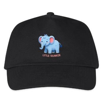 Pink Eared Elephant - Kids’ Baseball Cap - black - Front