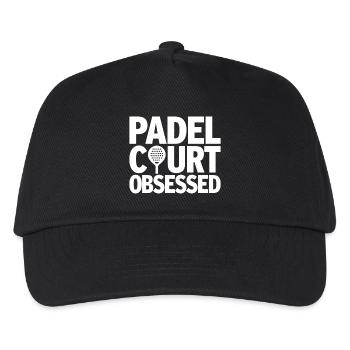 Padel Court Obsessed Passion for Athletes - Kids’ Baseball Cap - black - Front