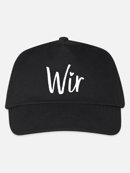 WIR – ein kraftvolles Wort mit großer Bedeutung - Kinder Basecap - Schwarz