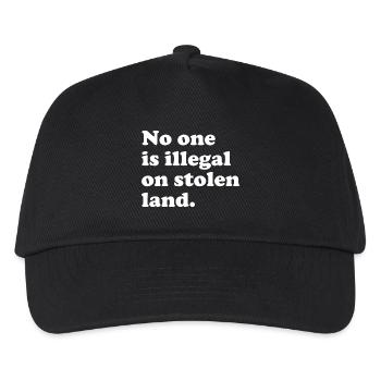 Personne n’est illégal sur des terres volées - Illégalité - Casquette de baseball Enfant - noir - Devant