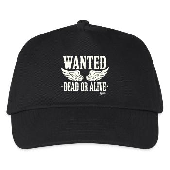 Wanted Dead or Alive with wings - Kids’ Baseball Cap - black - Front