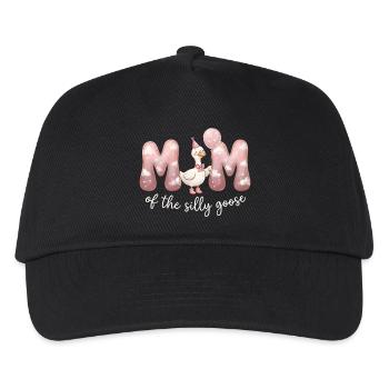 Mom of the Silly Goose - Kids’ Baseball Cap - black - Front