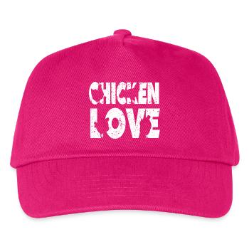 Fans de poulet - Coq - Coq - Poulet fleur - Bio - Casquette de baseball Enfant - fuchsia - Devant