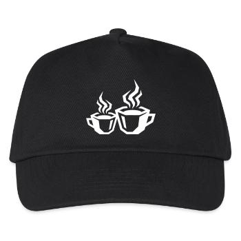 Coffee Symbol Coffee - Kids’ Baseball Cap - black - Front