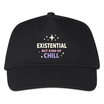 Existenzieller Humor, Nihilismus, Humor, - Kinder Basecap - Schwarz - Vorne