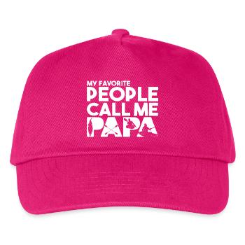 Entwicklung des menschlichen Kajakfahrens - Kinder Basecap - Fuchsia - Vorne