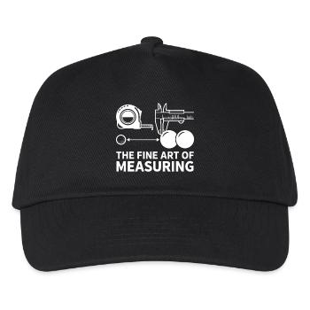 The Fine Art of Measuring Boule Petanque - Kids’ Baseball Cap - black - Front