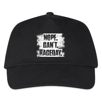 Nope can't raceday Car lover car guy mechanic - Kinder Basecap - Schwarz - Vorne