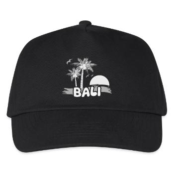 Bali as a holiday - Kids’ Baseball Cap - black - Front