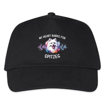 Spitz Heart Line - Kids’ Baseball Cap - black - Front