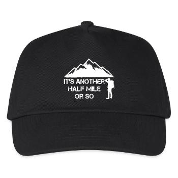 Half Mile Trek Mountain Adventure - Kinder Basecap - Schwarz - Vorne