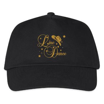Line Dance - Kinder Basecap - Schwarz - Vorne