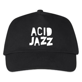 Acid Jazz Bold Typography Tee - Casquette de baseball Enfant - noir - Devant
