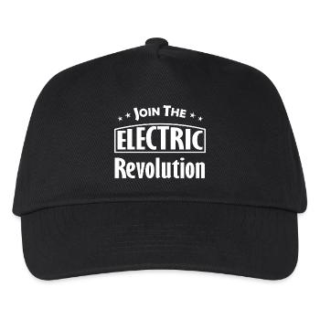 Elektrische Revolution Logo - Kinder Basecap - Schwarz - Vorne