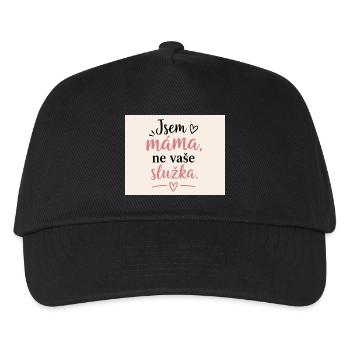 Ich bin Mama, nicht deine Putzfrau - Kinder Basecap - Schwarz - Vorne
