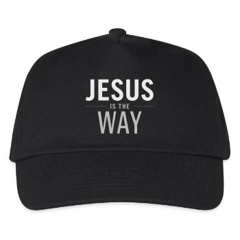 Jésus is the way - Kids’ Baseball Cap - black - Front
