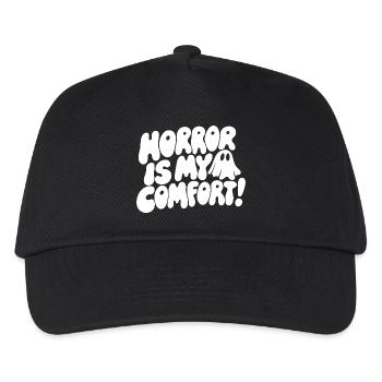 Horror Is My Comfort Quote - Kinder Basecap - Schwarz - Vorne