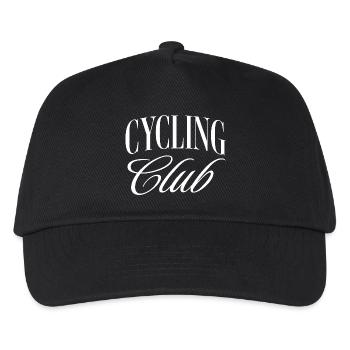 Cycling Club - Kinder Basecap - Schwarz - Vorne