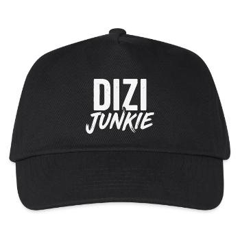 Dizi Junkie - Kinder Basecap - Schwarz - Vorne