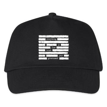 All is well. Trust your government. Director - Kids’ Baseball Cap - black - Front