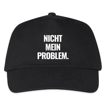 Ce n’est pas mon problème. - Casquette de baseball Enfant - noir - Devant
